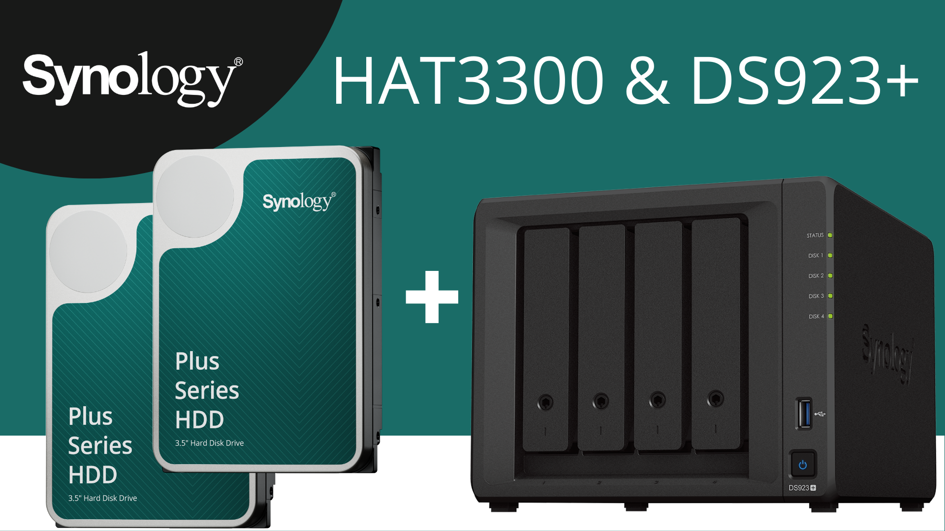 DS923+/4xHAT3310-12T image click to zoom