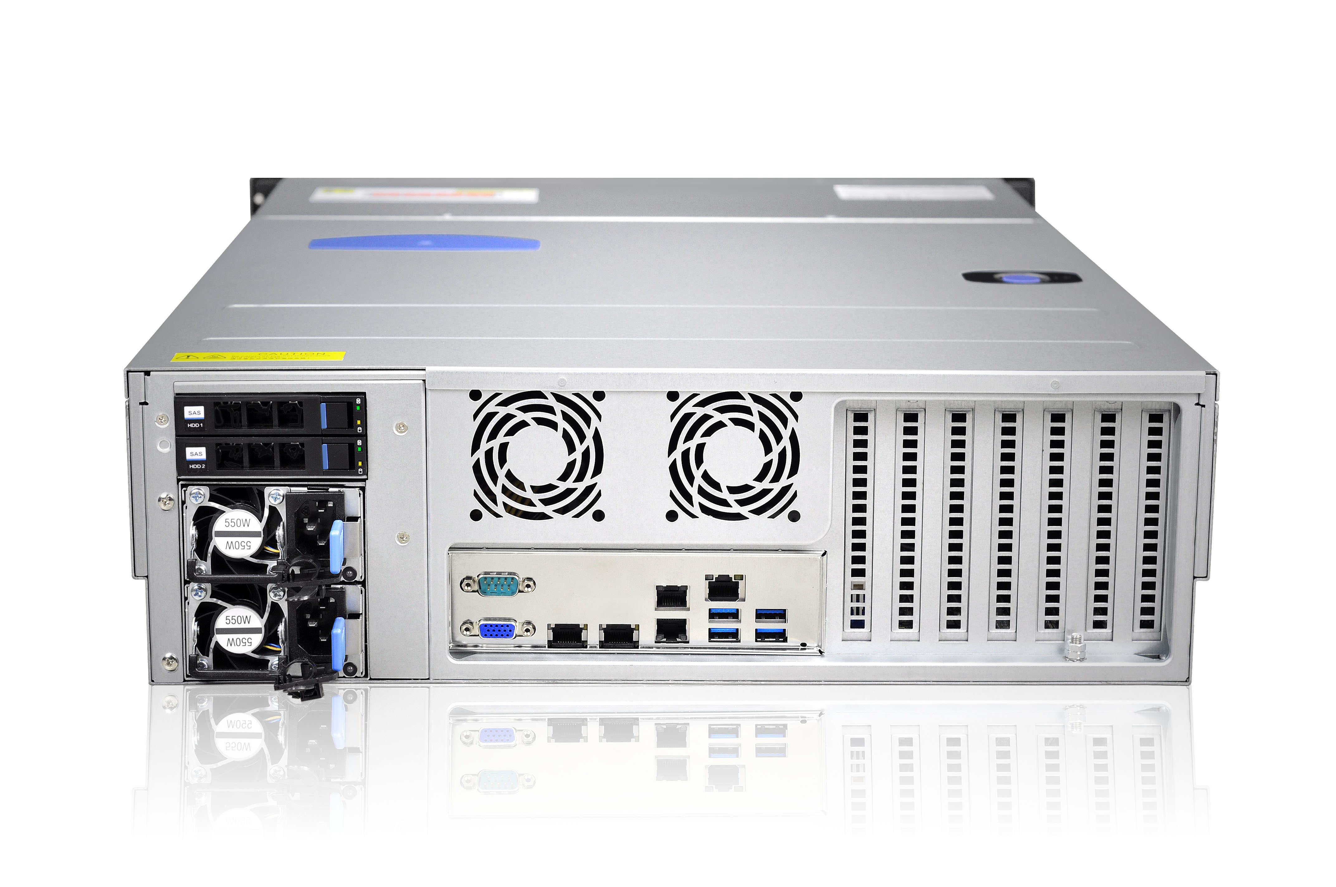 Кутия 3U rack eATX 12